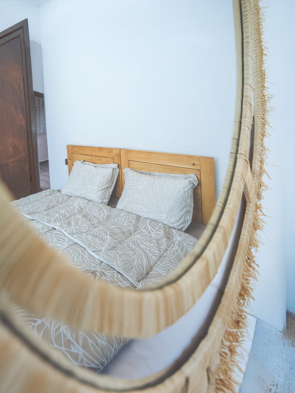 Bed and breakfast room at Happy Waves Morocco